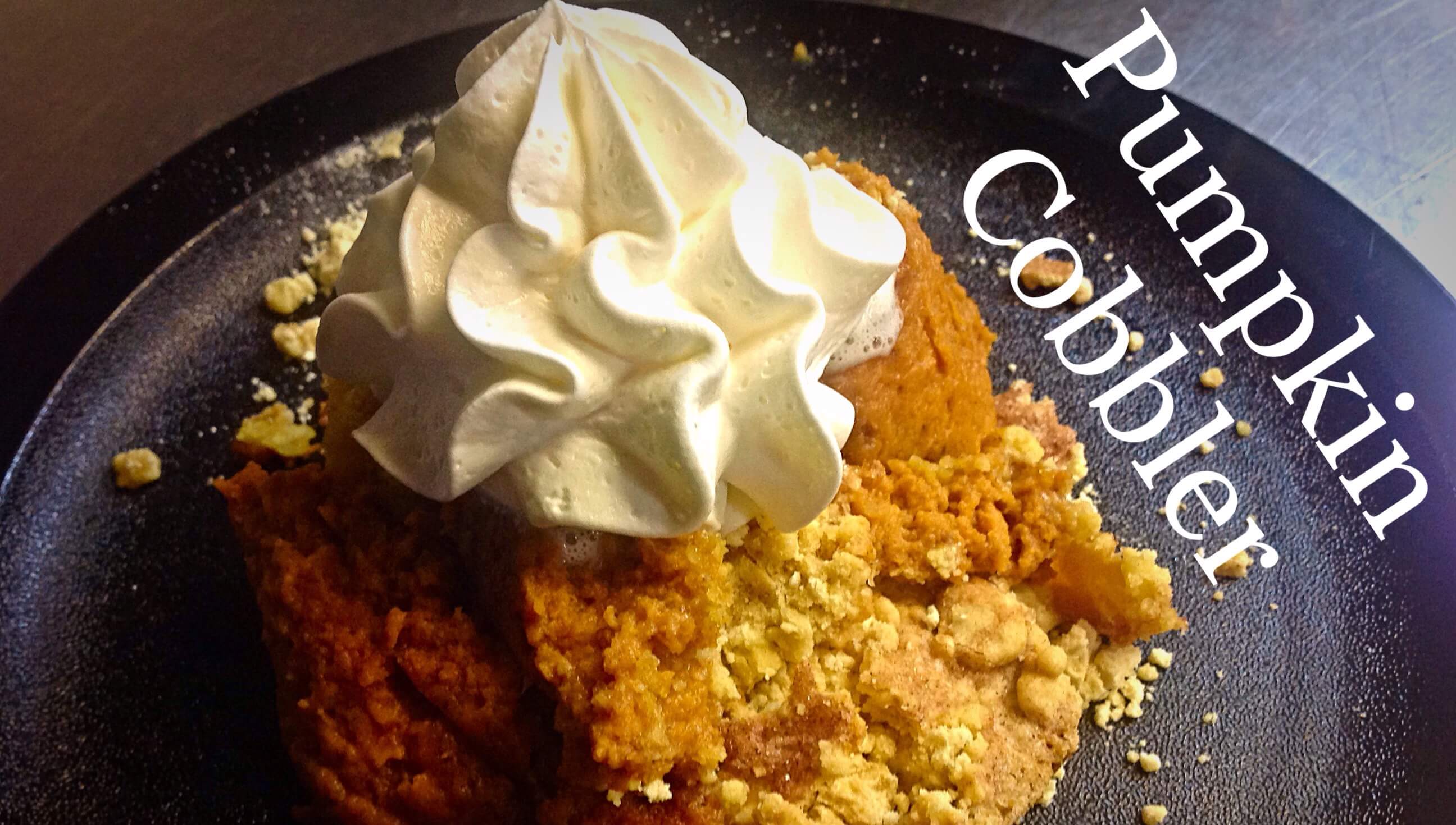 Off the Menu Special - Pumpkin Cobbler