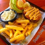 Shiver's BBQ Potato Crisp Burger